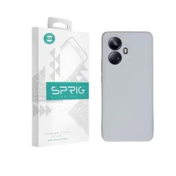 Sprig Liquid Silicone Back Cover for REALME 10 PRO PLUS 5G (Grey)-picture-42