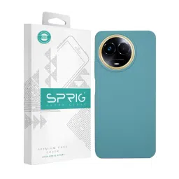 Sprig Liquid Silicone Back Cover for realme 11 5G (Blue)-picture-11