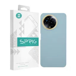 Sprig Liquid Silicone Back Cover for realme 11x 5G (Green)-picture-22