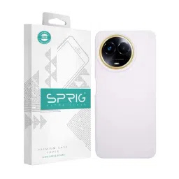 Sprig Liquid Silicone Back Cover for realme 11x 5G (White)-picture-39