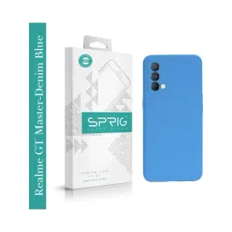 Sprig Liquid Silicone Back Cover for realme GT Master Edition (Blue)-picture-15