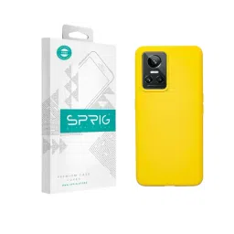 Sprig Liquid Silicone Back Cover for REALME GT NEO 3 (Yellow)-picture-25