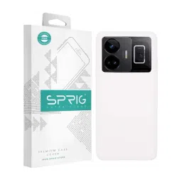 Sprig Liquid Silicone Back Cover for Realme GT Neo 5 (White)-picture-33