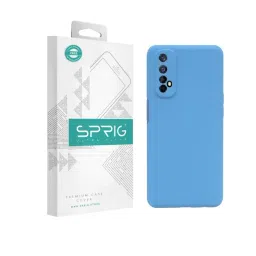 Sprig Liquid Silicone Back Cover for Realme Narzo 20 Pro (Blue)-picture-42
