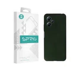 Sprig Liquid Silicone Back Cover for Redmi Note 12 5G (Green)-picture-17