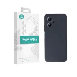Sprig Liquid Silicone Back Cover for Redmi Note 12 5G (Grey)-picture-16