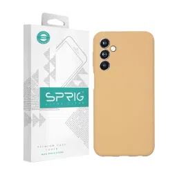 Sprig Liquid Silicone Back Cover for Samsung Galaxy F34 (Gold)-picture-24