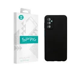Sprig Liquid Silicone Back Cover for SAMSUNG GALAXY M13 (Black)-picture-23