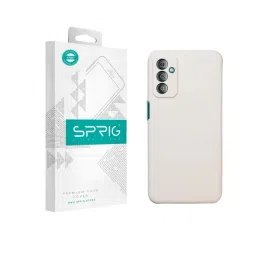 Sprig Liquid Silicone Back Cover for SAMSUNG GALAXY M13 (White)-picture-40