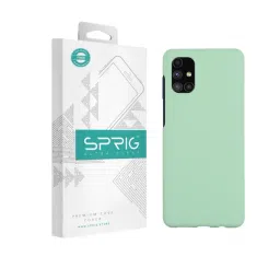 Sprig Liquid Silicone Back Cover for SAMSUNG Galaxy M51 (Green)-picture-37