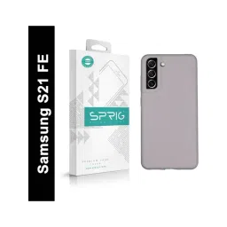 Sprig Liquid Silicone Back Cover for Samsung Galaxy S21 FE 5G (Brown)-picture-19