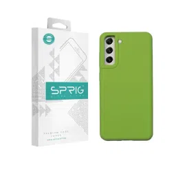 Sprig Liquid Silicone Back Cover for Samsung Galaxy S21 FE 5G (Green)-picture-24