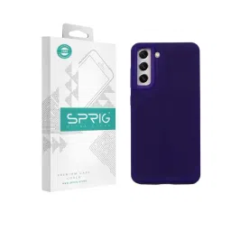 Sprig Liquid Silicone Back Cover for Samsung Galaxy S21 FE 5G (Purple)-picture-10