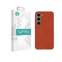 Sprig Liquid Silicone Back Cover for SAMSUNG Galaxy S23 5G (Brown)-picture-22