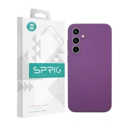 Sprig Liquid Silicone Back Cover for SAMSUNG Galaxy S23 FE 5G (Purple)-picture-24