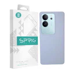 Sprig Liquid Silicone Back Cover for Vivo V29 (Grey)-picture-47