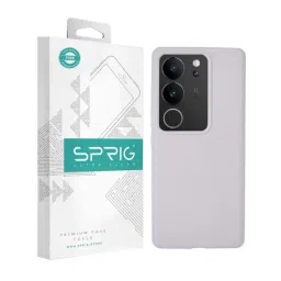 Sprig Liquid Silicone Back Cover for Vivo V29 (White)-picture-13