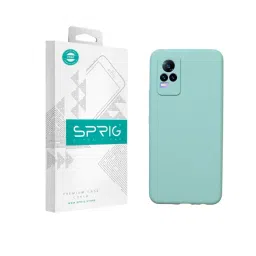 Sprig Liquid Silicone Back Cover for VIVO Y73 (Green)-picture-17