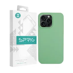 Sprig Liquid Silicone Magnetic Back Cover for APPLE iPhone 15 Pro Max (Green)-picture-30