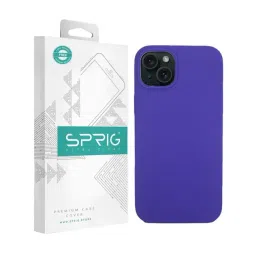 Sprig Liquid Silicone Magnetic Back Cover for Apple iPhone 15 (Purple)-picture-26