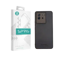 Sprig Matte Leather Back Cover for IQOO Neo 6 5G (Blue)-picture-38