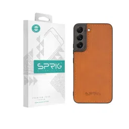 Sprig Matte Leather Back Cover for Samsung Galaxy S22 5G (Brown)-picture-16