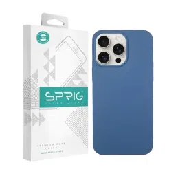 Sprig TPU Matte Back Cover for APPLE iPhone 15 Pro Max (Blue)-picture-17