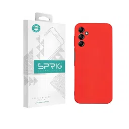 Sprig TPU Matte Back Cover for Samsung Galaxy A14 (Red)-picture-31