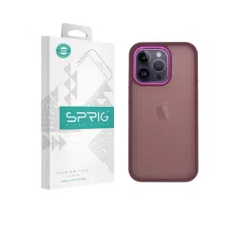 Sprig Translucent Back Cover for APPLE iPhone 14 Pro Max (Red)-picture-39