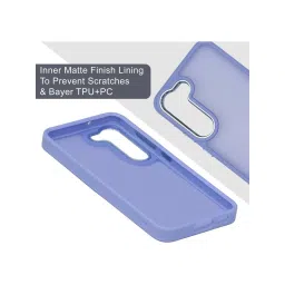 Sprig Translucent Back Cover for SAMSUNG Galaxy S23 5G (Purple) image 3