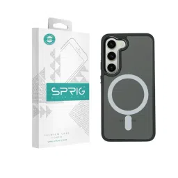Sprig Translucent Magnetic Back Cover for SAMSUNG Galaxy S23 5G (Black)-picture-23