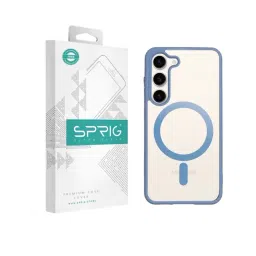 Sprig Translucent Magnetic Back Cover for SAMSUNG Galaxy S23 Plus 5G (Blue)-picture-26