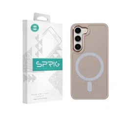 Sprig Translucent Magnetic Back Cover for SAMSUNG Galaxy S23 Plus 5G (Pink)-picture-29