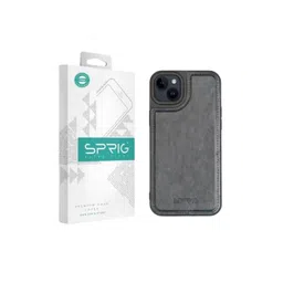 SPRIG Unisex Leather iPhone 14 Plus Impact Resistant Back Case-image-49