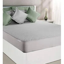 springtek 100% Waterproof Breathable and Non-Allergenic Premium Cotton Mattress Protector (75x36) Single Size image 1