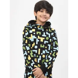 SPUNKIES Boys Black Printed Cotton Sweatshirt-picture-13
