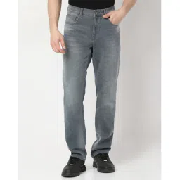 spykar Men Mid-Wash Rover Tapered Fit Jeans image 1