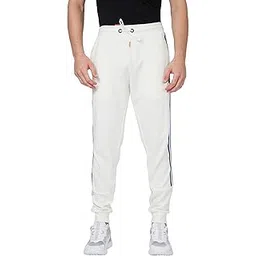 spykar Ankle Length Mid Rise Black Trackpant for Men-picture-44