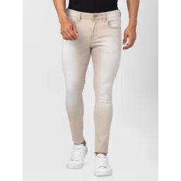 Spykar Beige Cotton Slim Fit Jeans-picture-27