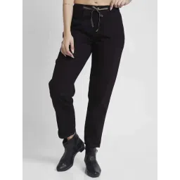 Spykar Black Cotton Mom Fit Jeans-picture-10