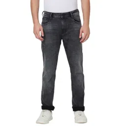 Spykar Black Cotton Regular Fit Jeans-picture-18