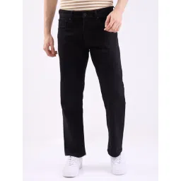 Spykar Black Cotton Regular Fit Jeans-picture-23