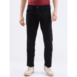 Spykar Black Cotton Regular Fit Jeans-picture-17