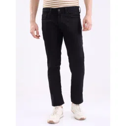 Spykar Black Cotton Slim Fit Jeans-picture-16
