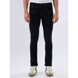 Spykar Black Cotton Slim Fit Jeans-picture-14