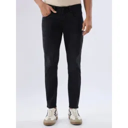 Spykar Black Cotton Slim Fit Jeans-picture-24