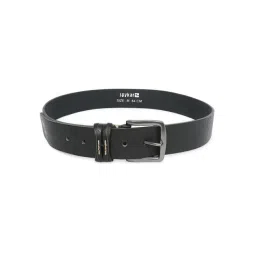 Spykar Black Leather Casual BeltFor Men-picture-26