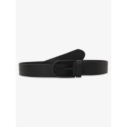 Spykar Black Leather Waist Belt For Men-picture-28