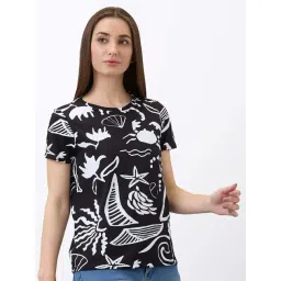 SPYKAR Black Print T-Shirt-picture-27