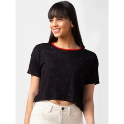 Spykar Black Printed Top-picture-29